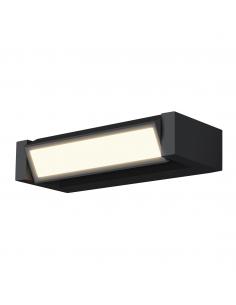APLIQUE EXTERIOR LONGO NEGRO LED 12W 3000K